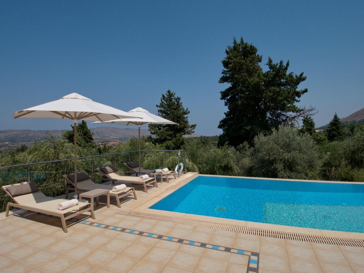 Villa Olivia With Pool Vrises Crete Alikampos 外观 照片