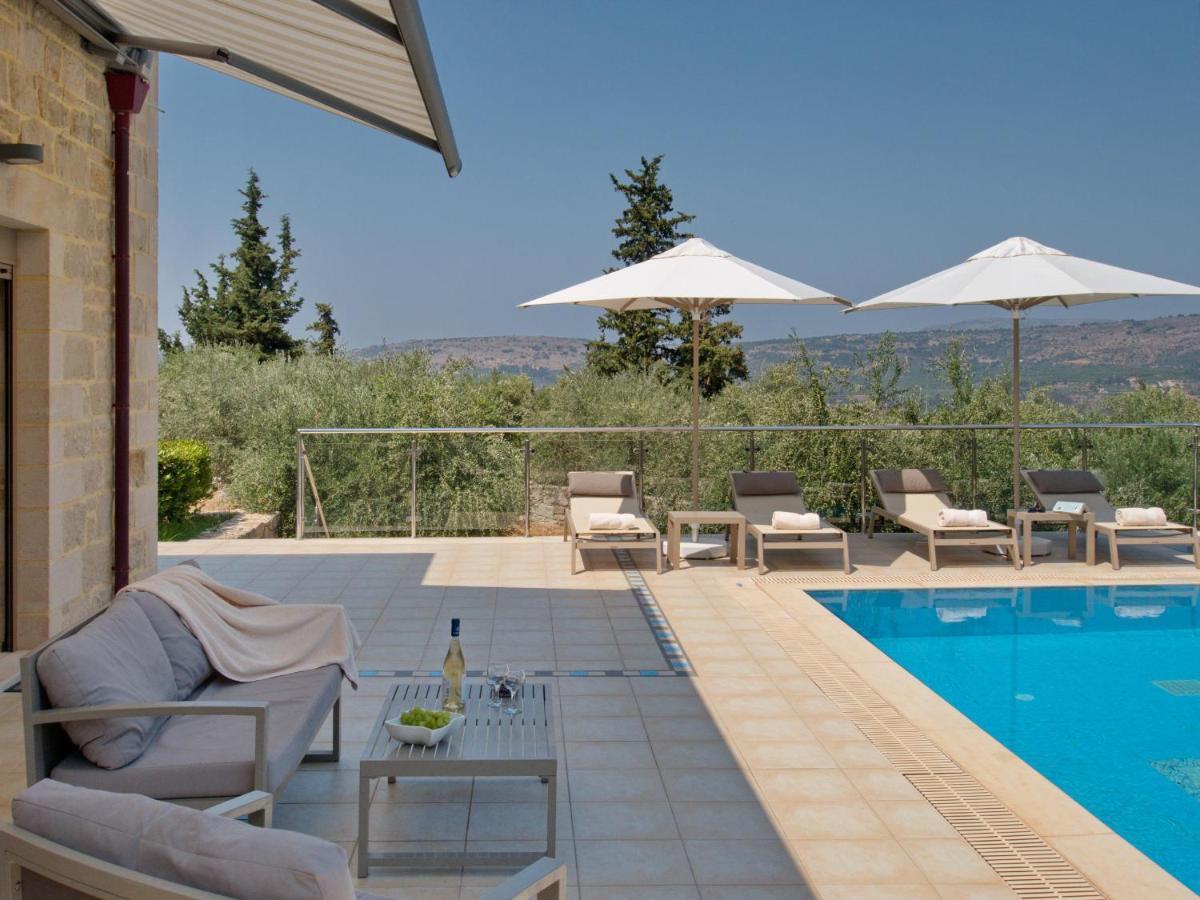 Villa Olivia With Pool Vrises Crete Alikampos 外观 照片