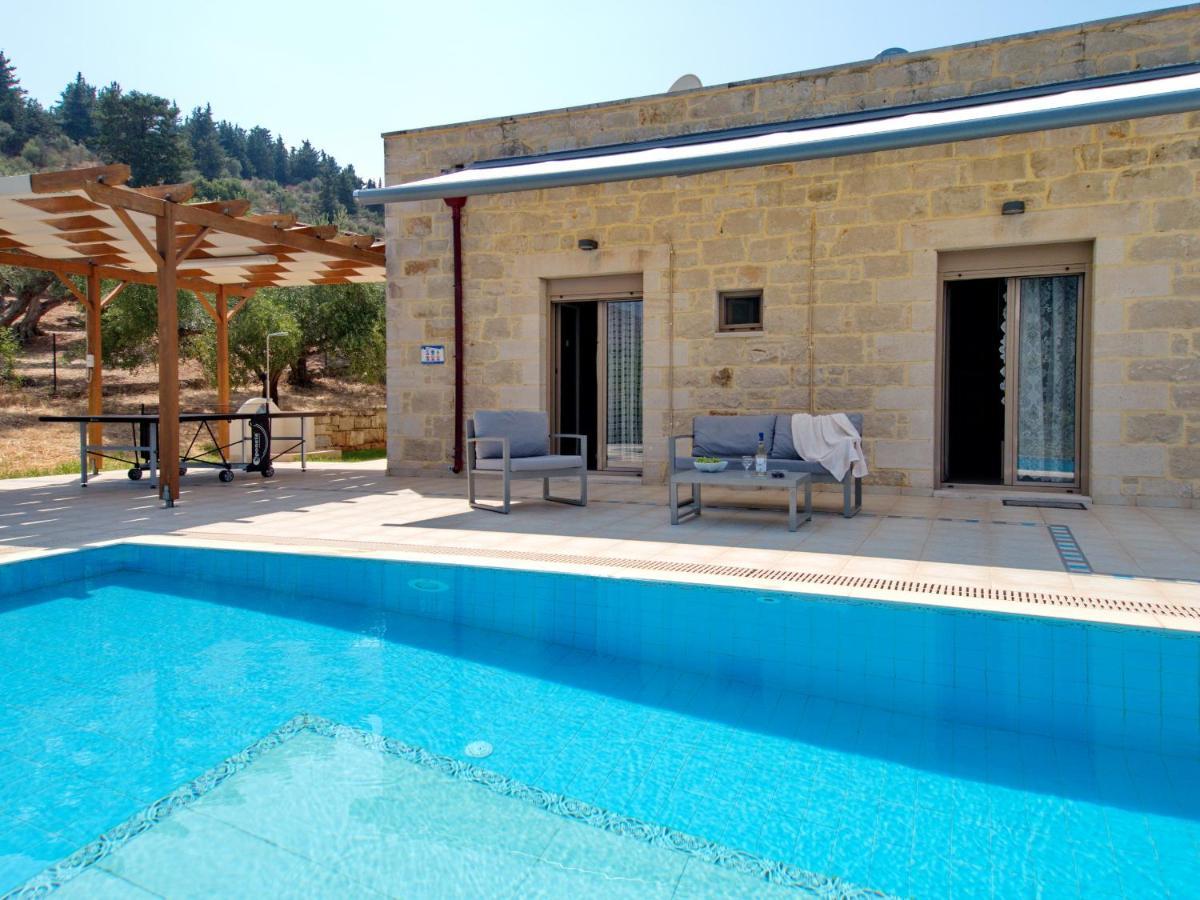 Villa Olivia With Pool Vrises Crete Alikampos 外观 照片