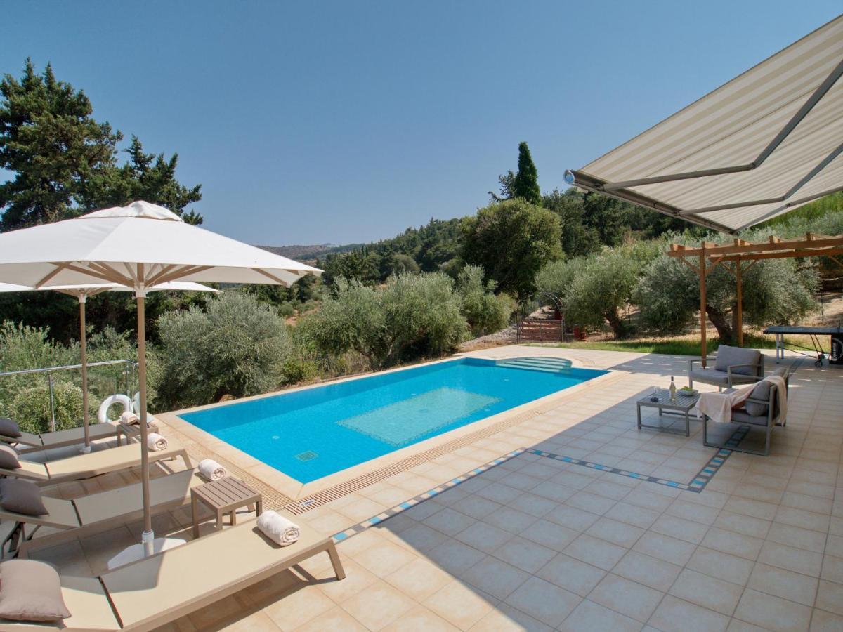 Villa Olivia With Pool Vrises Crete Alikampos 外观 照片